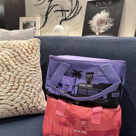 Purple and Pink Cosmetic Bags with Unique Textures - Picture 1 of 6